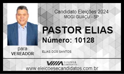 Candidato PASTOR ELIAS 2024 - MOGI GUAÇU - Eleições