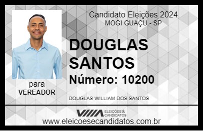 Candidato DOUGLAS SANTOS 2024 - MOGI GUAÇU - Eleições