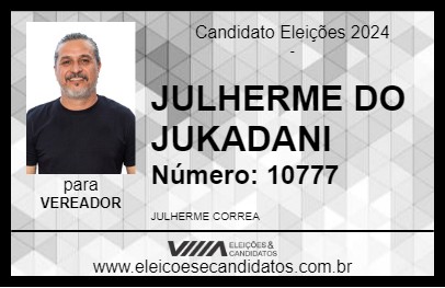 Candidato JULHERME DO JUKADANI 2024 - MOGI GUAÇU - Eleições