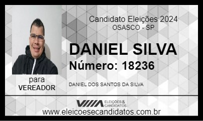 Candidato DANIEL SILVA 2024 - OSASCO - Eleições