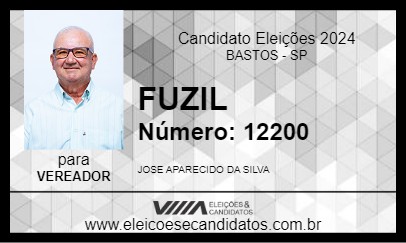 Candidato FUZIL 2024 - BASTOS - Eleições