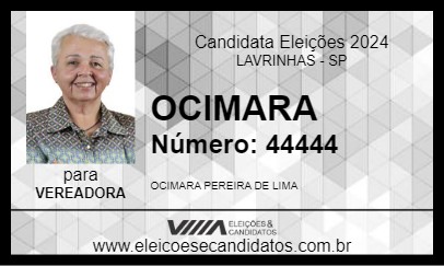 Candidato OCIMARA 2024 - LAVRINHAS - Eleições