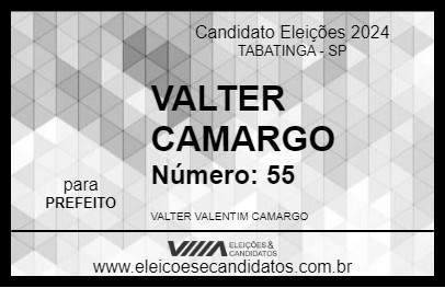 Candidato VALTER CAMARGO 2024 - TABATINGA - Eleições