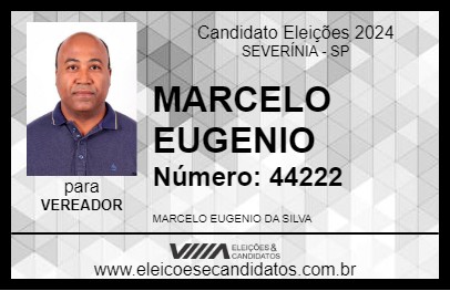 Candidato MARCELO EUGENIO 2024 - SEVERÍNIA - Eleições