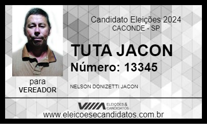 Candidato TUTA JACON 2024 - CACONDE - Eleições