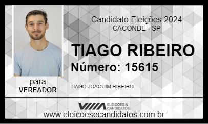 Candidato TIAGO RIBEIRO 2024 - CACONDE - Eleições