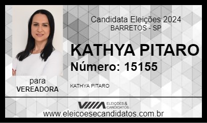 Candidato KATHYA PITARO 2024 - BARRETOS - Eleições