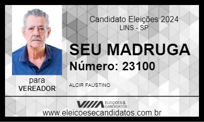 Candidato SEU MADRUGA 2024 - LINS - Eleições