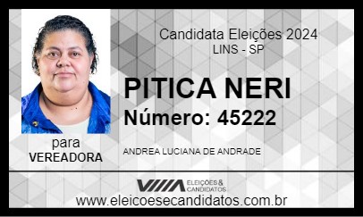 Candidato PITICA NERI 2024 - LINS - Eleições