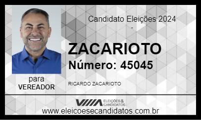 Candidato ZACARIOTO 2024 - BARUERI - Eleições