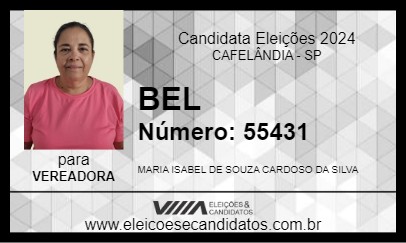 Candidato BEL 2024 - CAFELÂNDIA - Eleições