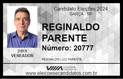 Candidato PARENTE 2024 - GARÇA - Eleições