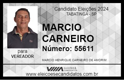 Candidato MARCIO CARNEIRO 2024 - TABATINGA - Eleições