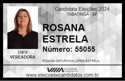 Candidato ROSANA ESTRELA 2024 - TABATINGA - Eleições