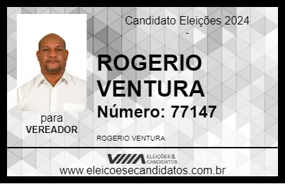 Candidato ROGERIO VENTURA 2024 - SERTÃOZINHO - Eleições