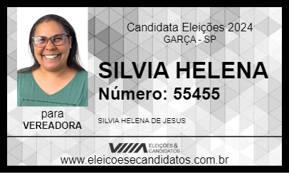 Candidato SILVIA HELENA 2024 - GARÇA - Eleições