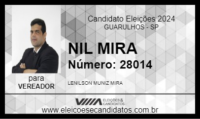 Candidato NIL MIRA 2024 - GUARULHOS - Eleições