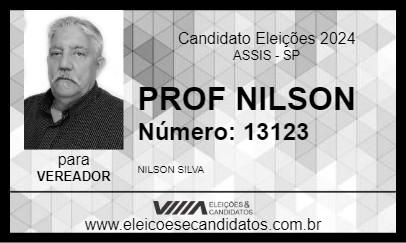 Candidato PROF NILSON 2024 - ASSIS - Eleições