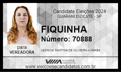 Candidato FIQUINHA 2024 - GUARANI D\OESTE - Eleições