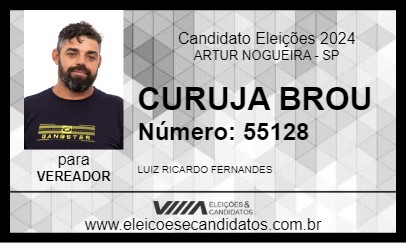 Candidato CURUJA BROU 2024 - ARTUR NOGUEIRA - Eleições