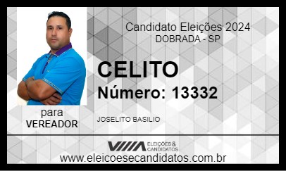 Candidato CELITO 2024 - DOBRADA - Eleições