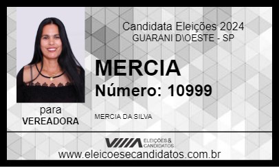 Candidato MERCIA 2024 - GUARANI D\OESTE - Eleições