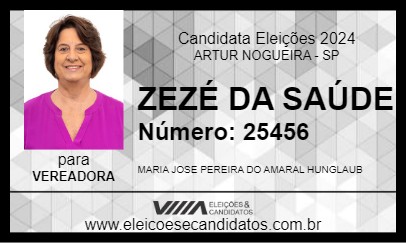 Candidato ZEZÉ DA SAÚDE 2024 - ARTUR NOGUEIRA - Eleições