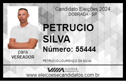 Candidato PETRUCIO SILVA 2024 - DOBRADA - Eleições