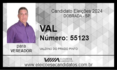 Candidato VAL 2024 - DOBRADA - Eleições