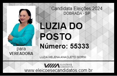 Candidato LUZIA DO POSTO 2024 - DOBRADA - Eleições