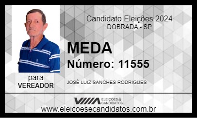 Candidato MEDA 2024 - DOBRADA - Eleições