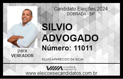 Candidato SILVIO ADVOGADO 2024 - DOBRADA - Eleições