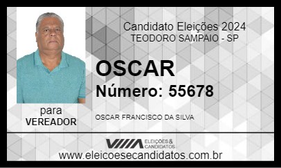 Candidato OSCAR 2024 - TEODORO SAMPAIO - Eleições