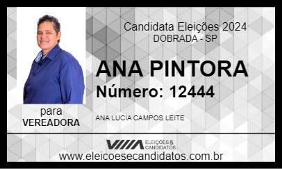 Candidato ANA PINTORA 2024 - DOBRADA - Eleições