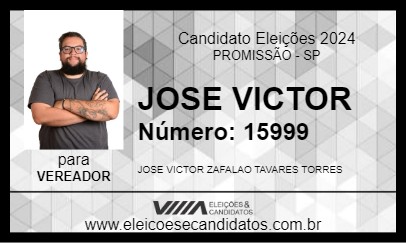 Candidato JOSE VICTOR 2024 - PROMISSÃO - Eleições