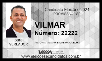 Candidato VILMAR 2024 - PROMISSÃO - Eleições