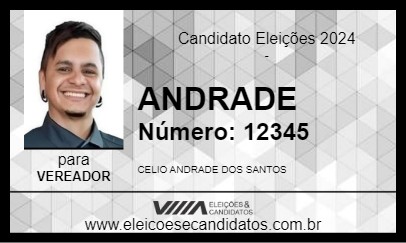 Candidato ANDRADE 2024 - FERRAZ DE VASCONCELOS - Eleições