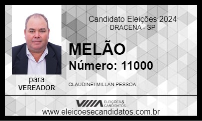 Candidato MELÃO 2024 - DRACENA - Eleições