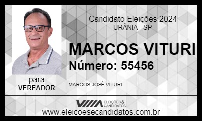 Candidato MARCOS VITURI 2024 - URÂNIA - Eleições