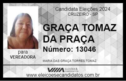 Candidato GRAÇA THOMAZ DA PRAÇA 2024 - CRUZEIRO - Eleições