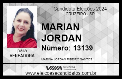 Candidato MARINA OTTONI 2024 - CRUZEIRO - Eleições