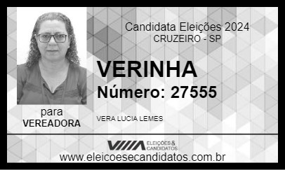 Candidato VERINHA 2024 - CRUZEIRO - Eleições