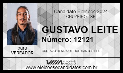 Candidato GUSTAVO LEITE 2024 - CRUZEIRO - Eleições