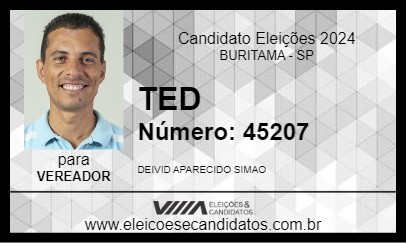 Candidato TED 2024 - BURITAMA - Eleições