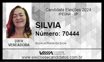 Candidato SILVIA 2024 - IPEÚNA - Eleições