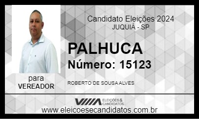 Candidato PALHUCA 2024 - JUQUIÁ - Eleições