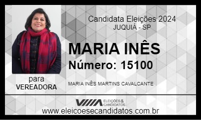 Candidato MARIA INÊS 2024 - JUQUIÁ - Eleições