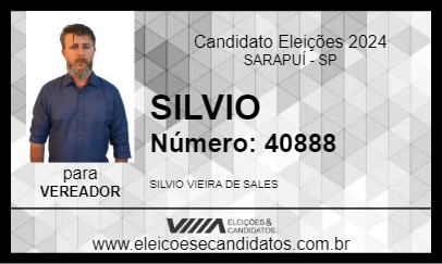 Candidato SILVIO 2024 - SARAPUÍ - Eleições