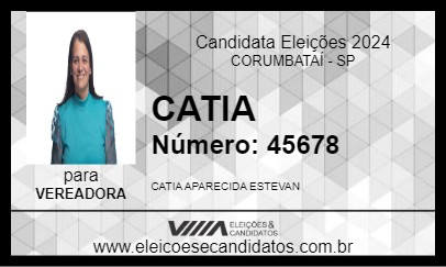 Candidato CATIA 2024 - CORUMBATAÍ - Eleições