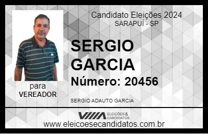 Candidato SERGIO GARCIA 2024 - SARAPUÍ - Eleições